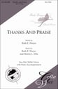 Thanks and Praise Unison choral sheet music cover